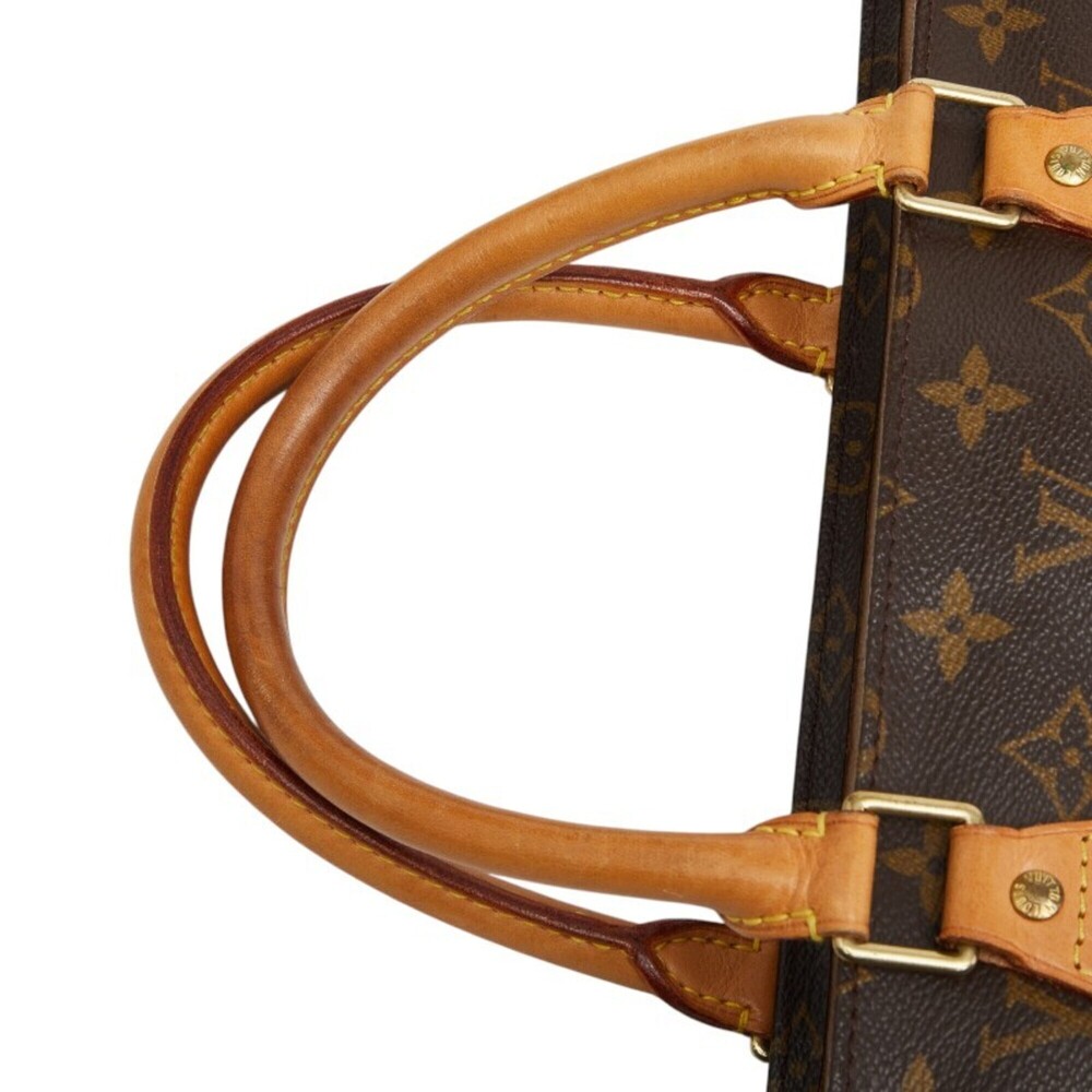 LOUIS VUITTON Brown Monogram Leather Tote Bag - Picture 9 of 12